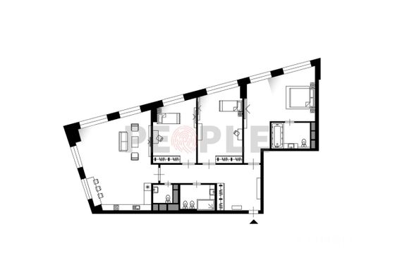 Продажа 4-комнатной квартиры 140,5 м², 8/23 этаж