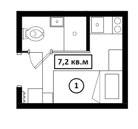 Продажа квартиры-студии 10 м², 1/4 этаж
