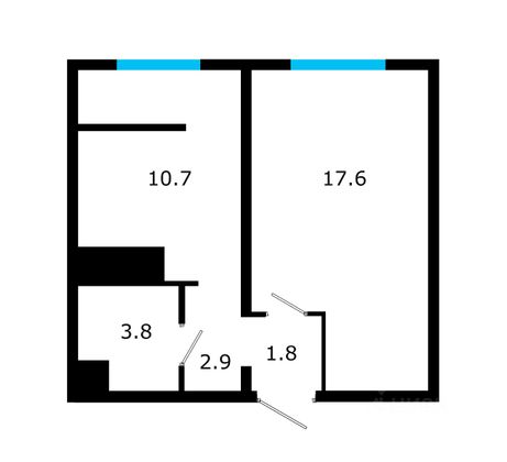 Продажа 1-комнатной квартиры 33 м², 9/27 этаж
