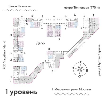 Продажа 2-комнатной квартиры 60,6 м², 1/20 этаж