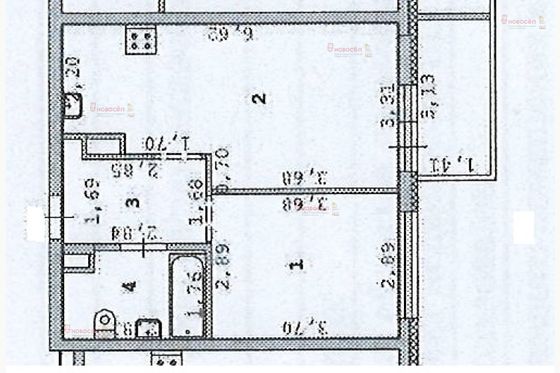 Продажа 2-комнатной квартиры 40 м², 7/25 этаж