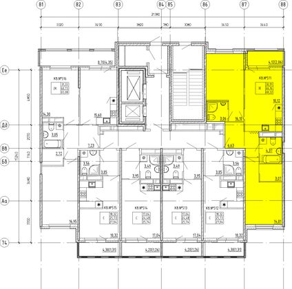 Продажа 2-комнатной квартиры 68,2 м², 5/12 этаж