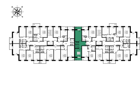 Продажа 1-комнатной квартиры 49,4 м², 9/9 этаж