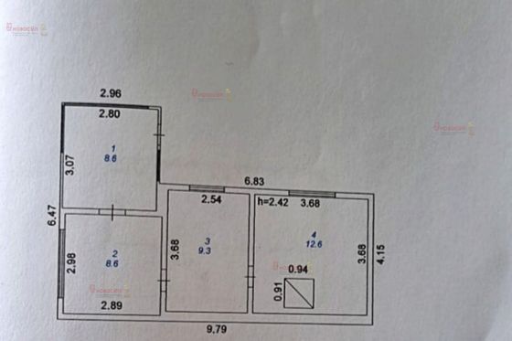 Продажа дома, 57,3 м², с участком 14 соток