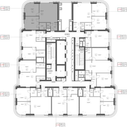 Продажа 2-комнатной квартиры 55,8 м², 41/53 этаж