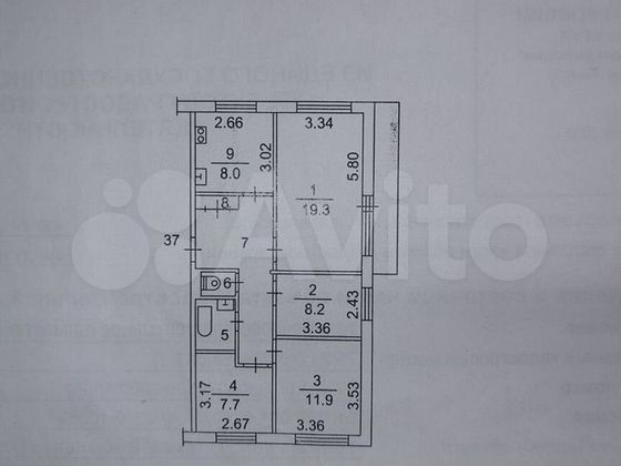Продажа 4-комнатной квартиры 69,8 м², 10/10 этаж