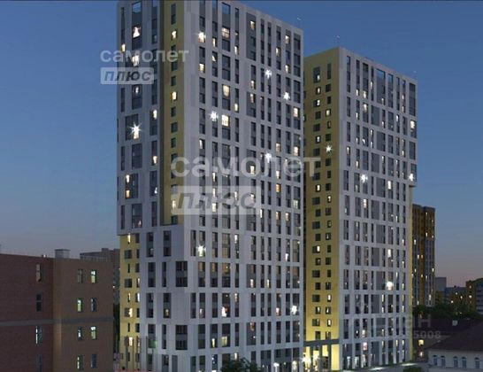 Продажа 1-комнатной квартиры 35,5 м², 22/24 этаж