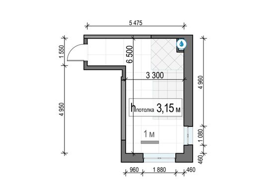 Продажа квартиры-студии 23,8 м², 23/28 этаж