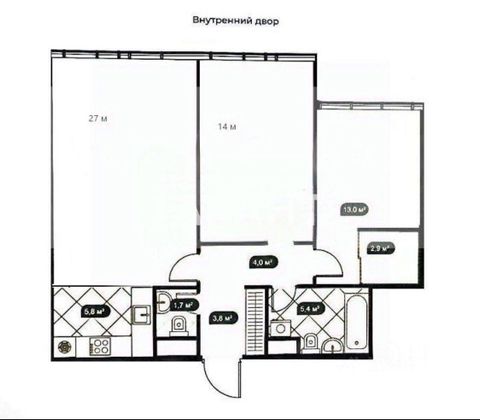 Продажа 3-комнатной квартиры 81 м², 6/14 этаж