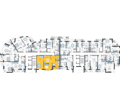 Продажа 3-комнатной квартиры 80,2 м², 16/16 этаж