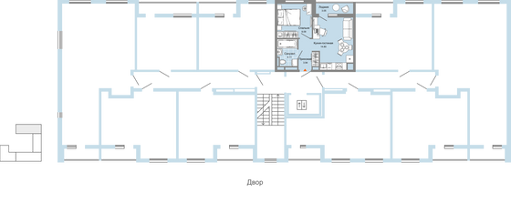 Продажа 2-комнатной квартиры 33 м², 5/9 этаж