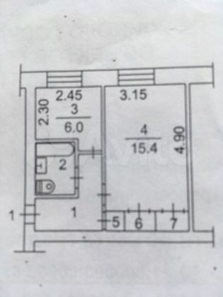 Продажа 1-комнатной квартиры 30,5 м², 1/5 этаж