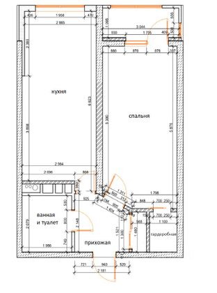 Аренда 1-комнатной квартиры 51 м², 3/18 этаж