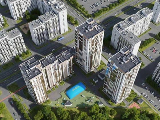 Продажа 1-комнатной квартиры 42 м², 4/25 этаж