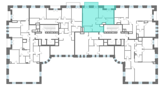 Продажа 1-комнатной квартиры 81,5 м², 4/6 этаж