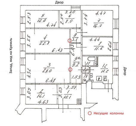 Продажа многокомнатной квартиры 152 м², 6/7 этаж