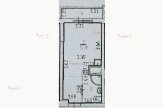 Аренда 1-комнатной квартиры 21 м², 10/26 этаж