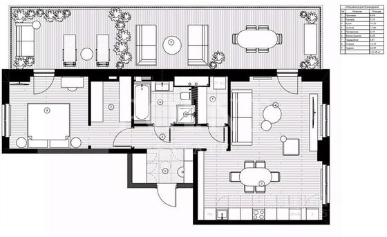 Продажа 2-комнатной квартиры 121,7 м², 12/28 этаж