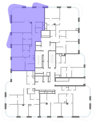 Продажа 4-комнатной квартиры 200,7 м², 8/14 этаж