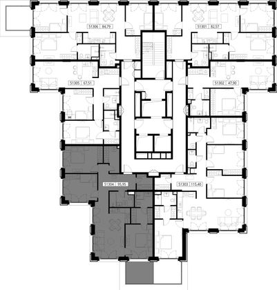 Продажа 3-комнатной квартиры 95,9 м², 13/15 этаж