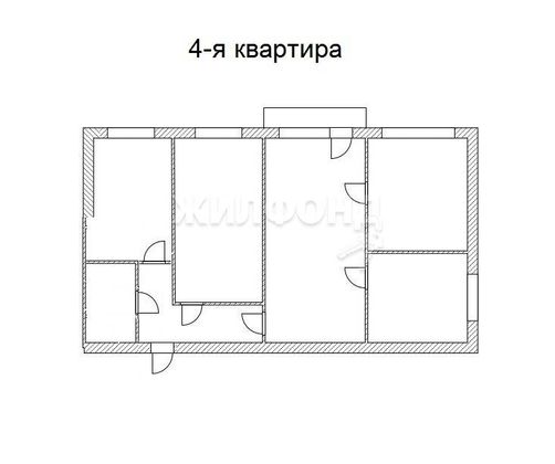 Продажа 4-комнатной квартиры 62 м², 3/5 этаж