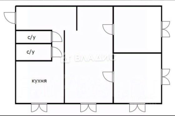 Продажа 3-комнатной квартиры 47,9 м², 5/5 этаж