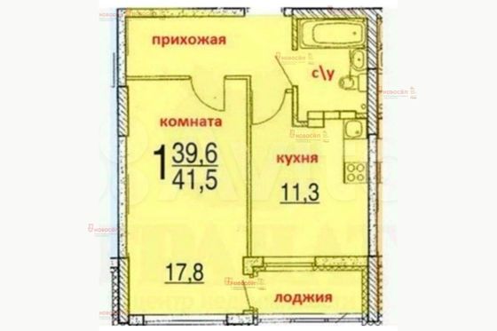 Аренда 1-комнатной квартиры 45 м², 16/25 этаж