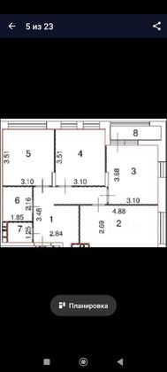 Продажа 3-комнатной квартиры 64,4 м², 11/18 этаж
