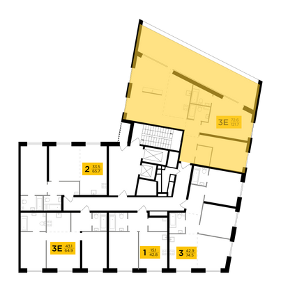 Продажа 3-комнатной квартиры 119,2 м², 14/14 этаж