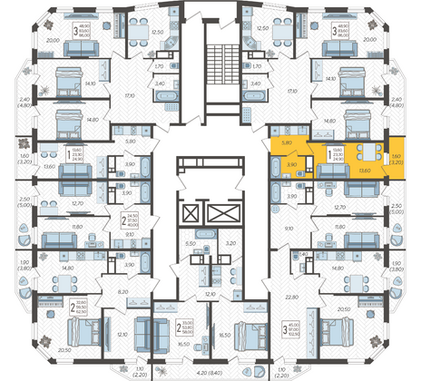 Продажа квартиры-студии 24,9 м², 15/16 этаж