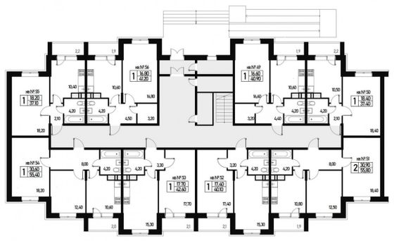 35 м², 1-комн. квартира, 1/3 этаж