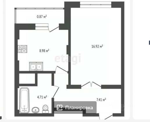 Аренда 1-комнатной квартиры 38 м², 5/10 этаж