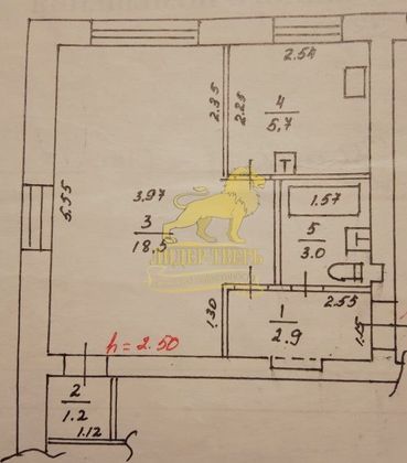 Продажа 1-комнатной квартиры 31,3 м², 1/4 этаж