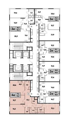 Продажа 4-комнатной квартиры 113 м², 35/35 этаж