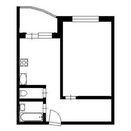 Продажа 1-комнатной квартиры 39,1 м², 2/16 этаж