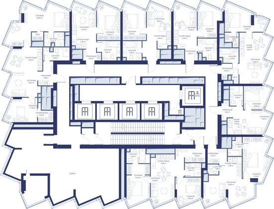 Продажа 2-комнатной квартиры 60 м², 21/34 этаж