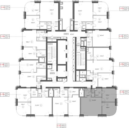 Продажа 2-комнатной квартиры 54,6 м², 28/53 этаж