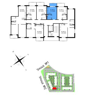 Продажа квартиры-студии 23,7 м², 5/5 этаж