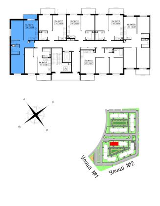 Продажа 2-комнатной квартиры 56,5 м², 2/5 этаж