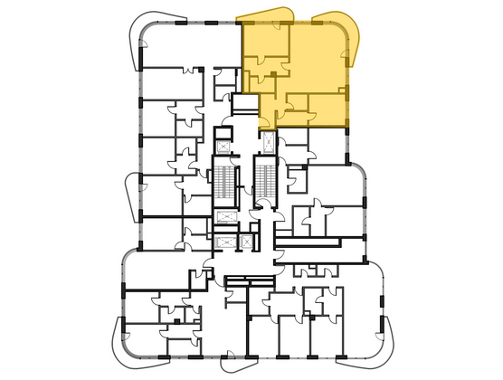 Продажа 2-комнатной квартиры 123,6 м², 7/14 этаж