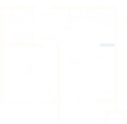 Продажа 1-комнатной квартиры 39,9 м², 2/9 этаж