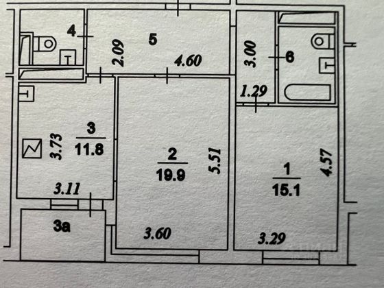 Продажа 3-комнатной квартиры 70 м², 10/18 этаж