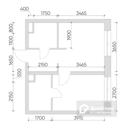 Продажа 2-комнатной квартиры 34,9 м², 2/21 этаж