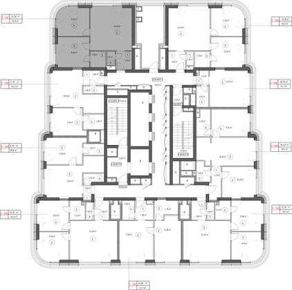 Продажа 2-комнатной квартиры 55,8 м², 32/53 этаж