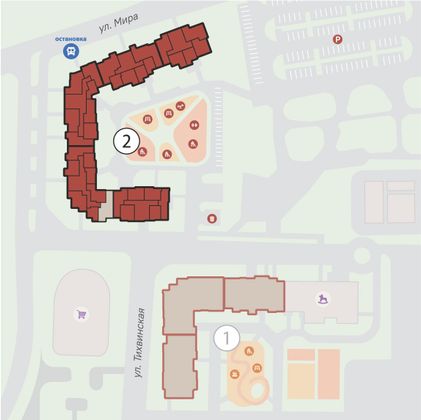 57,2 м², 2-комн. квартира, 7/11 этаж