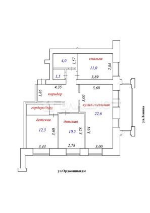 Продажа 3-комнатной квартиры 77,6 м², 9/9 этаж
