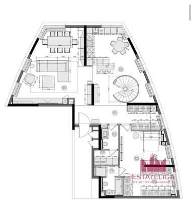 Продажа многокомнатной квартиры 350,4 м², 34/36 этаж