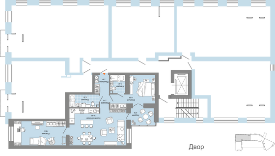 Продажа 3-комнатной квартиры 82 м², 4/7 этаж