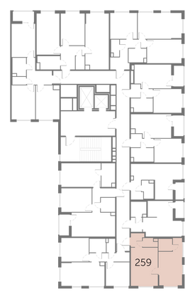 Продажа 1-комнатной квартиры 38,7 м², 2/10 этаж