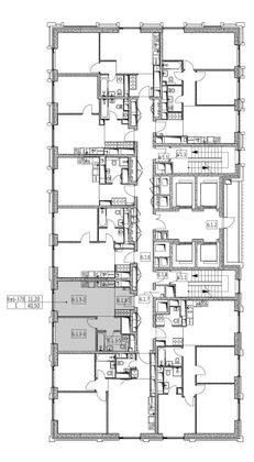 Продажа 1-комнатной квартиры 40,7 м², 49/52 этаж